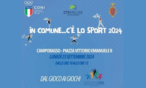 CTE Molise partecipa a “In Comune… c’è lo sport 2024”